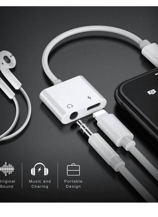 Headphone And Charger Adaptor White - pzsku/ZC5CB6D4AFD7272A783E4Z/45/_/1646551732/b183339f-2a52-44da-9209-0c955563a6c8