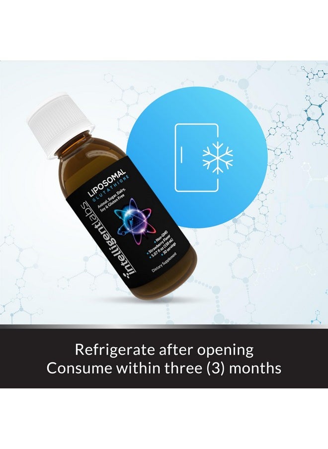 Intelligent Labs Liposomal Glutathione - Highly Advanced Antioxidant, Reduced Setria Glutathione, 500Mg Per Serving Liquid Supplement Organic, 30 Servings  - Image 4