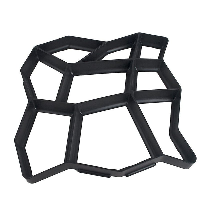 HIKI ZIKI Plastic Stone Mold, Vinus Pathmate Stone Mold Paving Pavement Concrete Mould Stepping Stone Paver Walk Way,Multicolor, 22.9 x 7.6 x 42.9 - Centimeters, - Image 1