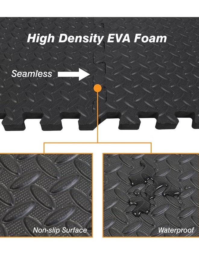 Generic - 6 /12/18/24/36PCS Mat Block Interlocking Foam Tiles Puzzle Mats for Floor EVA Gym Mat Flooring Exercise Equipment Mat for Home Gym Equipment - Image 1