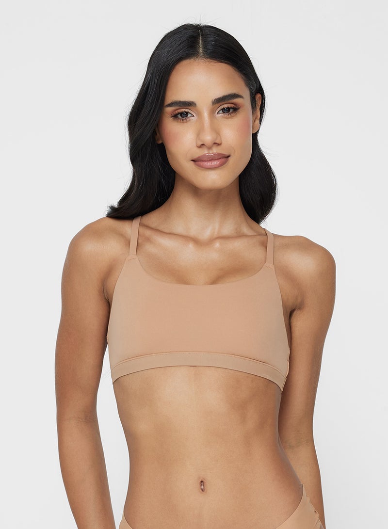 ONLY Onlpeachy Scoop Bralette Bra - Image 1