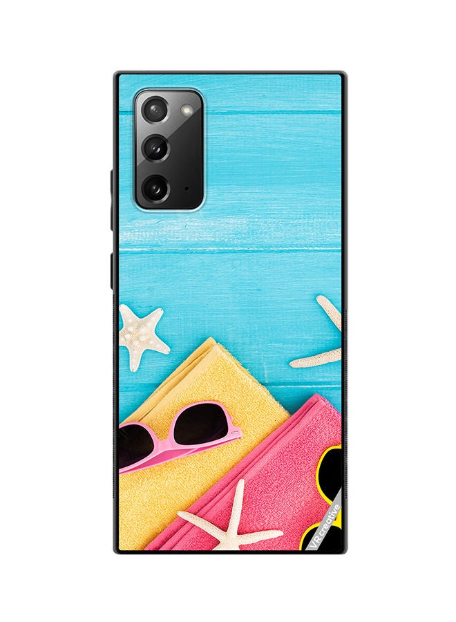 VR CREATIVE Protective Case Cover For Samsung Galaxy Note20 5G Cool Summerglass Design Multicolour - Image 1