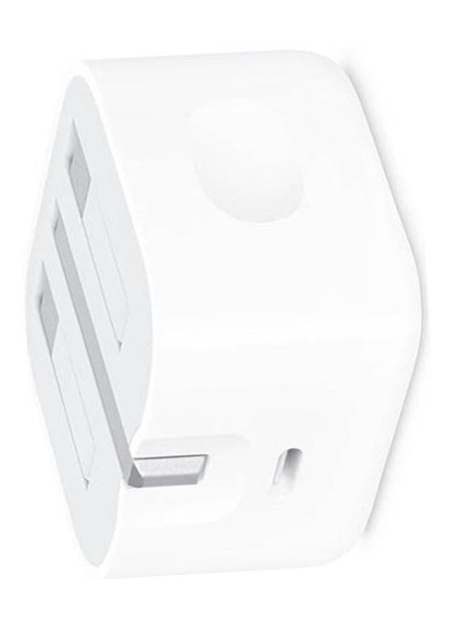 20W iPhone Type C Fish iPhone fast charger and wall charger with PD technology for iPhone , 20W USB-C 3-Pin Power Adapter White