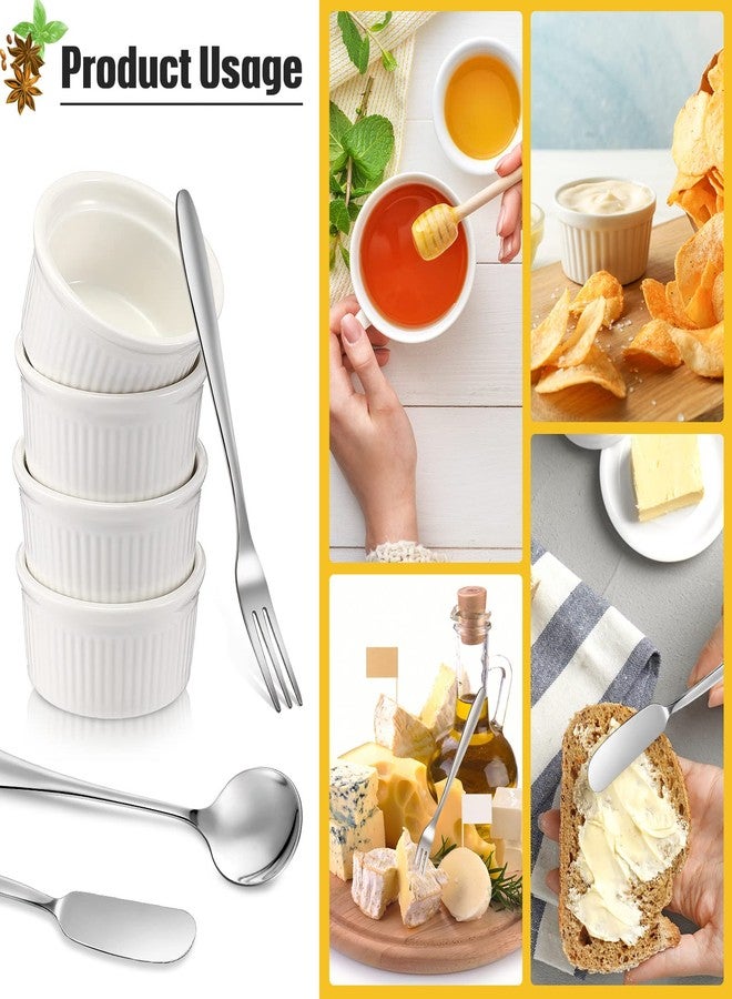 لونسوير مجموعة أدوات تقديم اللحوم الباردة: تتضمن ملقط تقديم، سكاكين، ملاعق، شوك، أعواد أسنان، مغارف عسل، وعاء لصنع معجنات عيد الميلاد (فضي). - Image 4