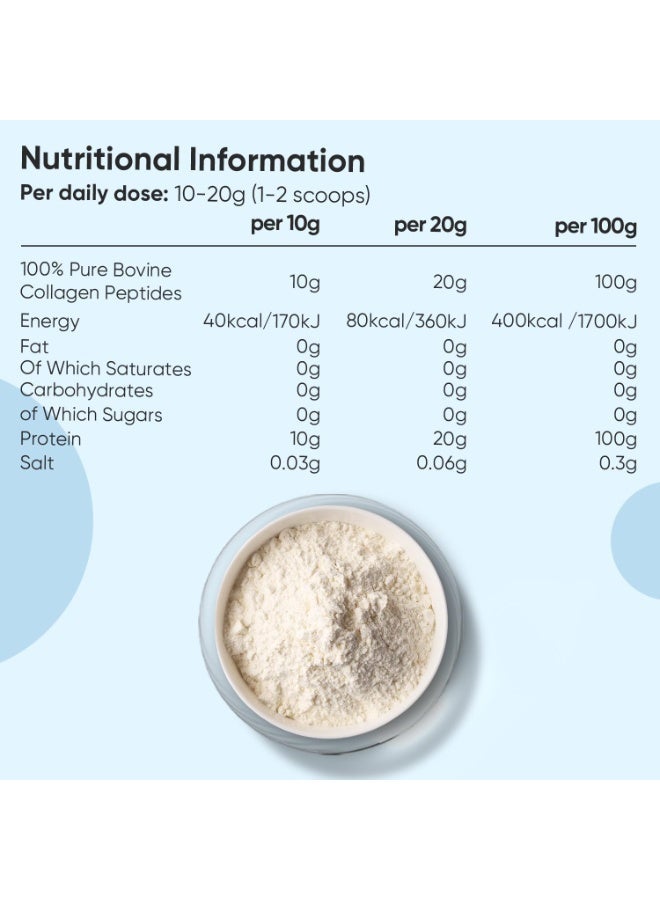 WeightWorld Pure Type I & III Collagen Peptides Hydrolysate Powder – Pure Bovine Collagen Peptides. - Image 5
