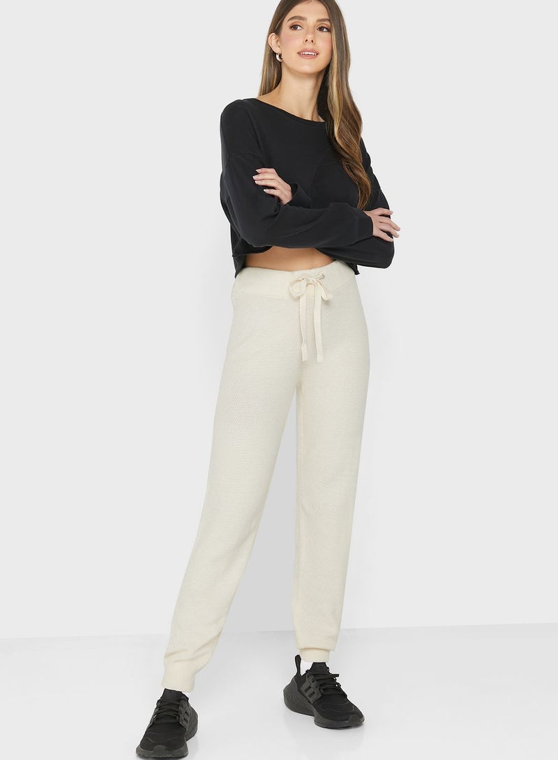 VERO MODA Knitted Ted Drawstring Pants  - Image 1