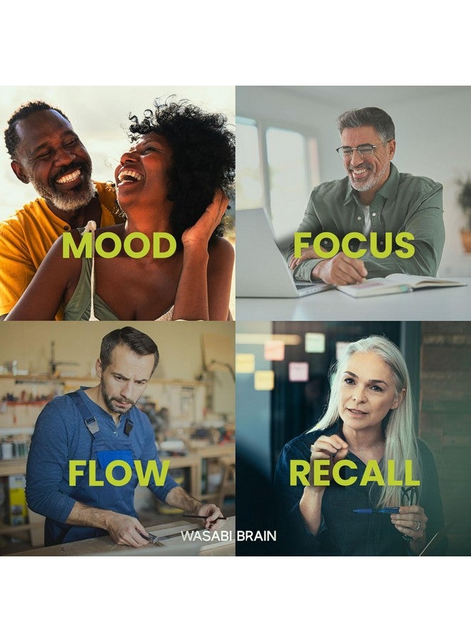 مستخلص الواسابي العضوي + زينغسيرين للذاكرة (إمداد لمدة شهرين) - أفضل مكمل للذاكرة المستهدف - دليل سريري متفوق على فينبوسيتين، أبواكوين، نوريفا، بريفجن وجينكو - Image 2