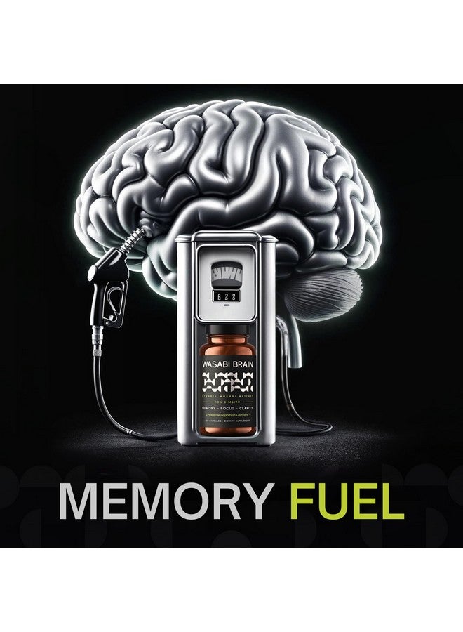 مستخلص الواسابي العضوي + زينغسيرين للذاكرة (إمداد لمدة شهرين) - أفضل مكمل للذاكرة المستهدف - دليل سريري متفوق على فينبوسيتين، أبواكوين، نوريفا، بريفجن وجينكو - Image 4
