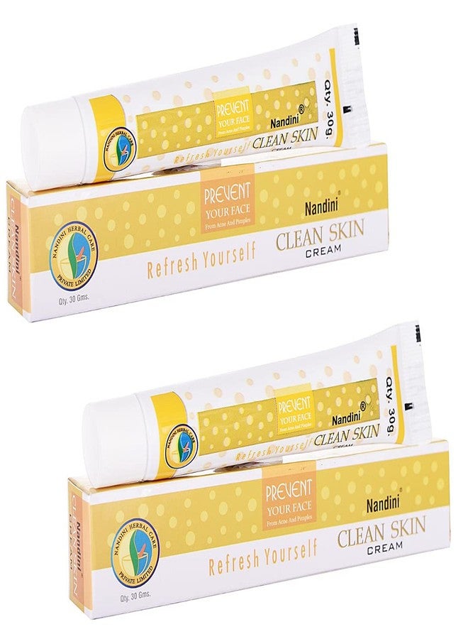 Nandini Clean Skin Cream, 30g (Pack of 2) - Image 1
