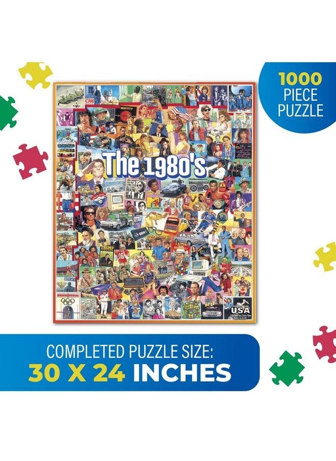 WHITE MOUNTAIN - Puzzles The Eighties 1000 Piece Jigsaw Puzzle - Image 1