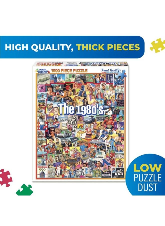 WHITE MOUNTAIN - Puzzles The Eighties 1000 Piece Jigsaw Puzzle - Image 1