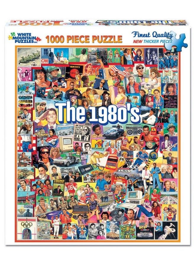 WHITE MOUNTAIN - Puzzles The Eighties 1000 Piece Jigsaw Puzzle - Image 1