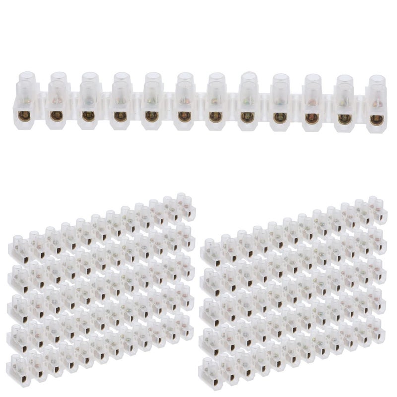 Assorted Color 10pcs U-Shaped Wiring Terminal Connector Bar Screw Type 12.7X2cm - Image 2