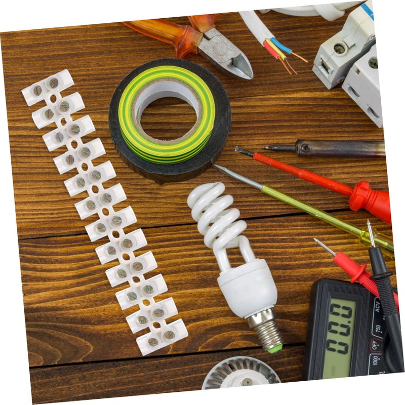 Assorted Color 10pcs U-Shaped Wiring Terminal Connector Bar Screw Type 12.7X2cm - Image 5