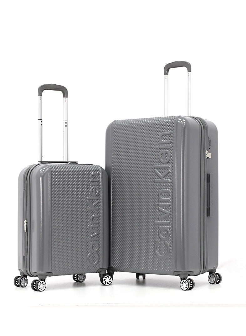 Calvin Klein 2-Piece Hardshell Luggage Set with Spinner Wheels, TSA Lock - Expandable Suitcase Trolley for Travel - Image 1