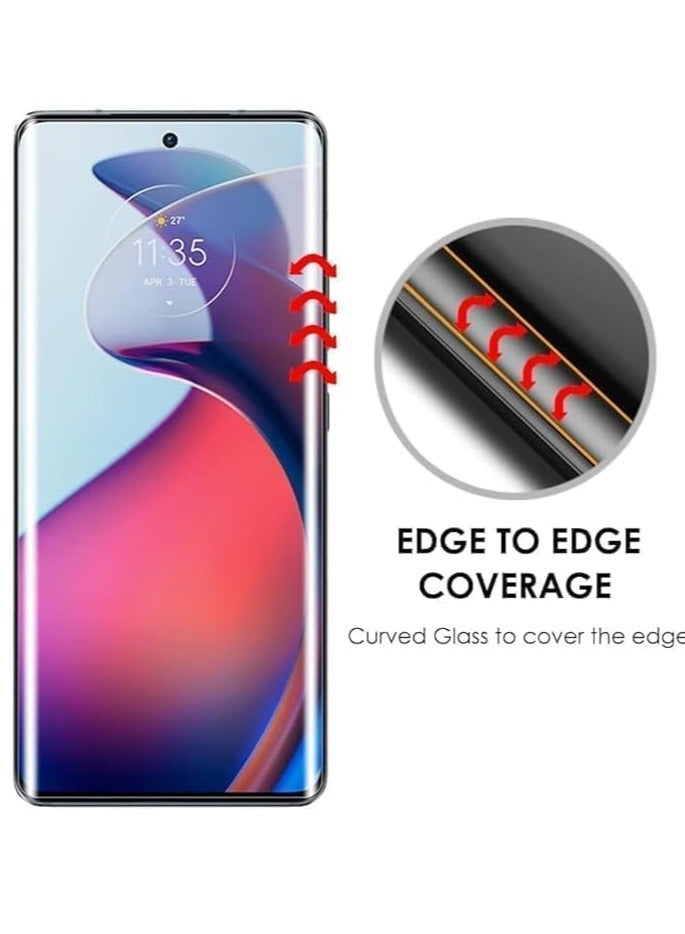 MIGOFAST Screen Protector for Edge 50 Fusion UV Tempered Glass, Film HD Screen Saver, 9H Hardness, Bubble-free Screen Replacement Protector Film - Image 5