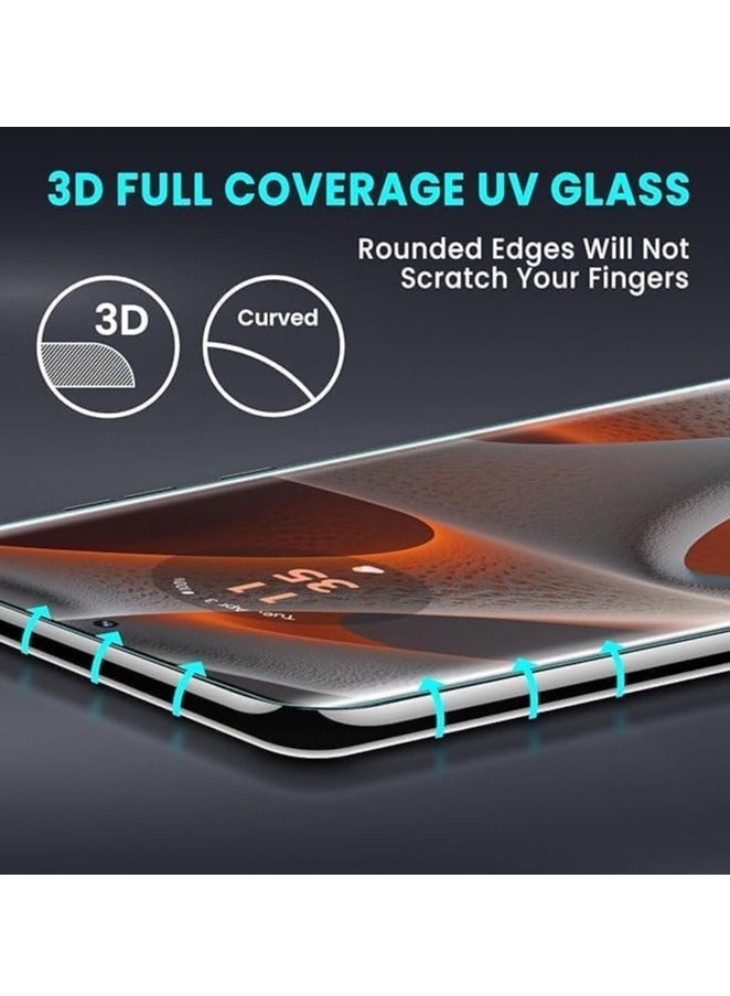 MIGOFAST Screen Protector for Edge 50 Fusion UV Tempered Glass, Film HD Screen Saver, 9H Hardness, Bubble-free Screen Replacement Protector Film - Image 4