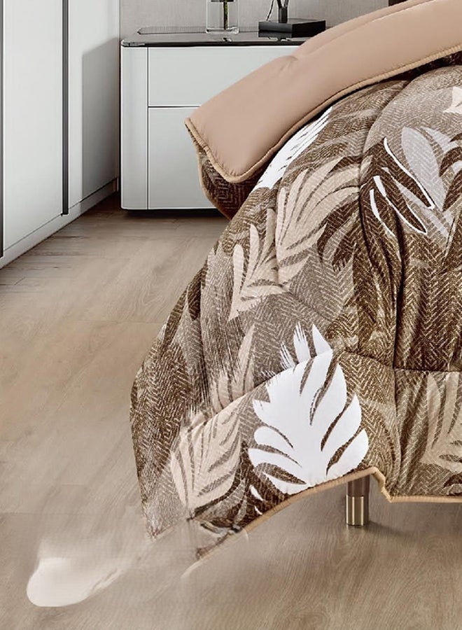 مارك مفرش سرير نفر بتصميم مشجر صيفي حصري وجذاب مصنوعة من المايكروفايبر الصيفية، مقاس 170*220 سم - Image 2