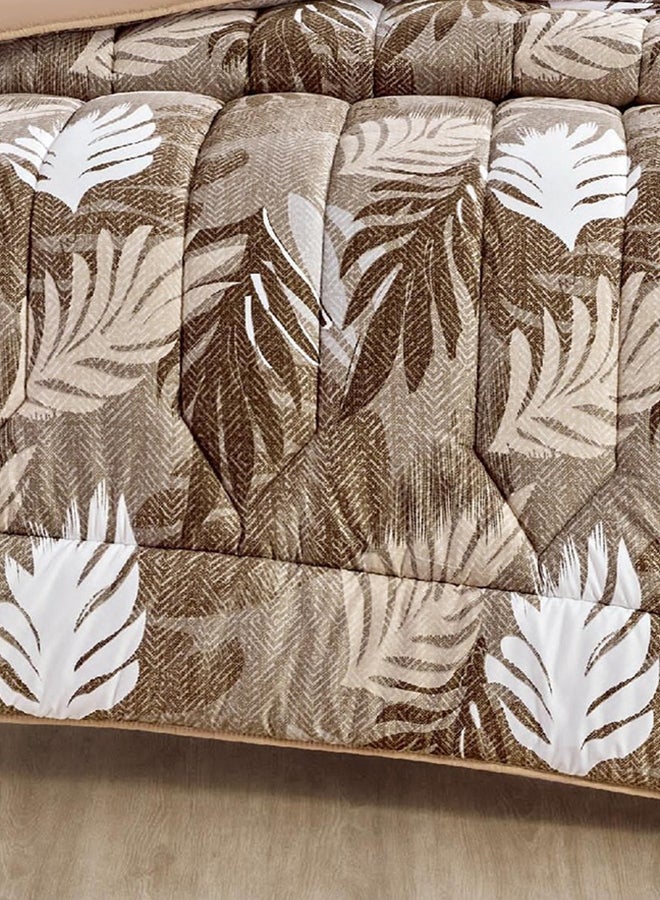 مارك مفرش سرير نفر بتصميم مشجر صيفي حصري وجذاب مصنوعة من المايكروفايبر الصيفية، مقاس 170*220 سم - Image 3