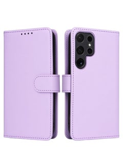 General Wallet Case Compatible with Samsung Galaxy S24 Ultra Wallet Case Detachable Back Cover with Card Holder/Wrist Strap, PU Leather Flip Folio Case with Magnetic Stand Shockproof Shell  - Image 2