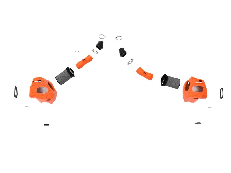 aFe Power نظام سحب الهواء البارد aFe POWER Momentum GT برتقالي مع فلتر Pro 5R الأسود، #50-70100KN - Image 2