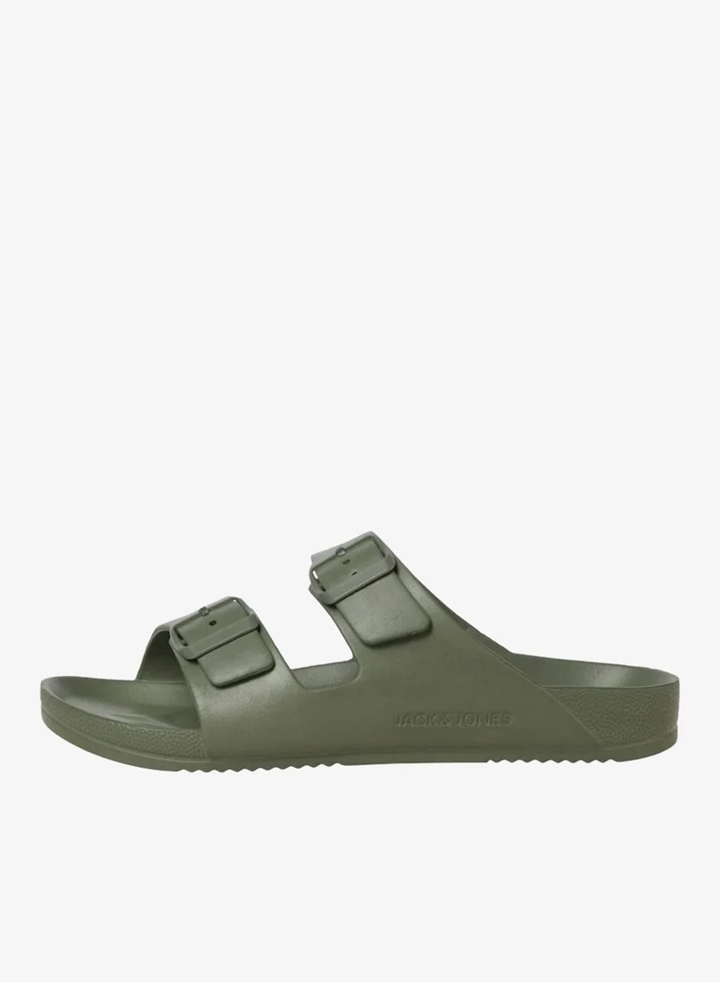 جاك اند جونز صندل بحزام بإبزيم وكعب مصبوب