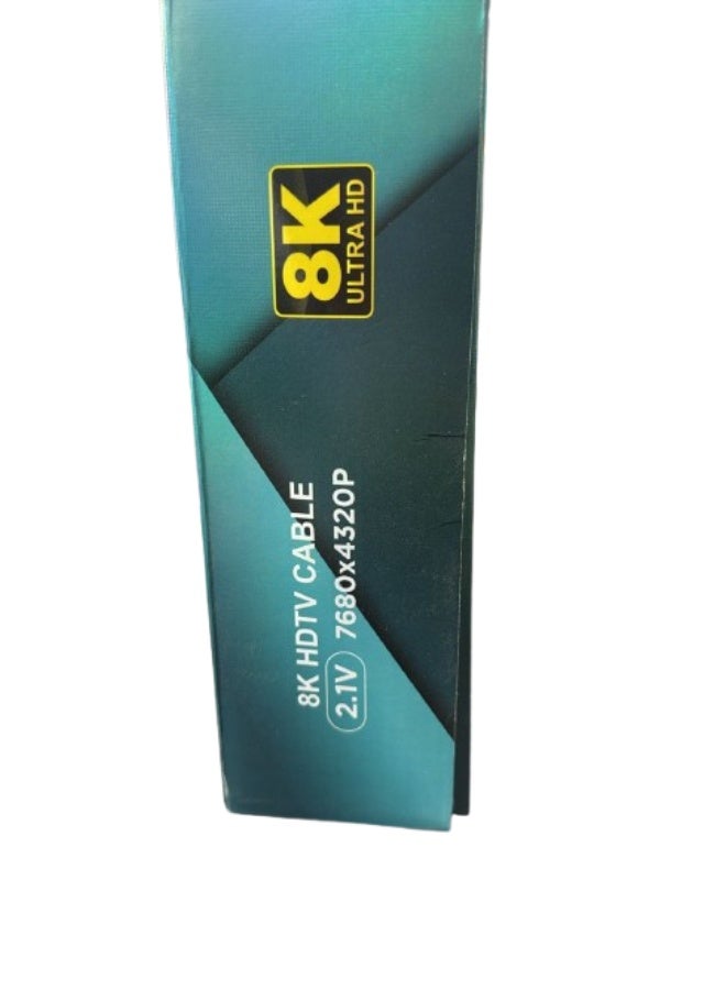 8K Ultra HD HDMI 2.1 Cable, High-Speed Male to Male HDMI Cable, Supports 7680 x 4320P - Image 2