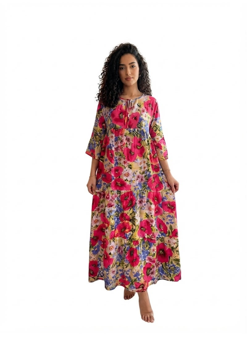 الراقية.تجمع بين الراحة والأناقةجلابية "فيكي" (Vicky) - Image 1