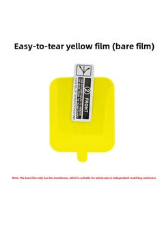 Applicable AppleWatch 9 Protective Film Apple Watch Film I8 Curved Surface HD Hydrated Film 45SE Frosted Soft Film-Color:Easy To Tear Yellow Film ((die)-Dimensions:Iwatch*38mm (1/2/3 Generation)