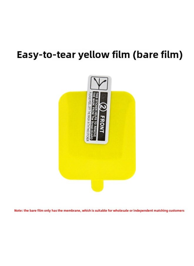 Generic - Applicable AppleWatch 9 Protective Film Apple Watch Film I8 Curved Surface HD Hydrated Film 45SE Frosted Soft Film-Color:Easy To Tear Yellow Film ((die)-Dimensions:Iwatch*38mm (1/2/3 Generation) - Image 1