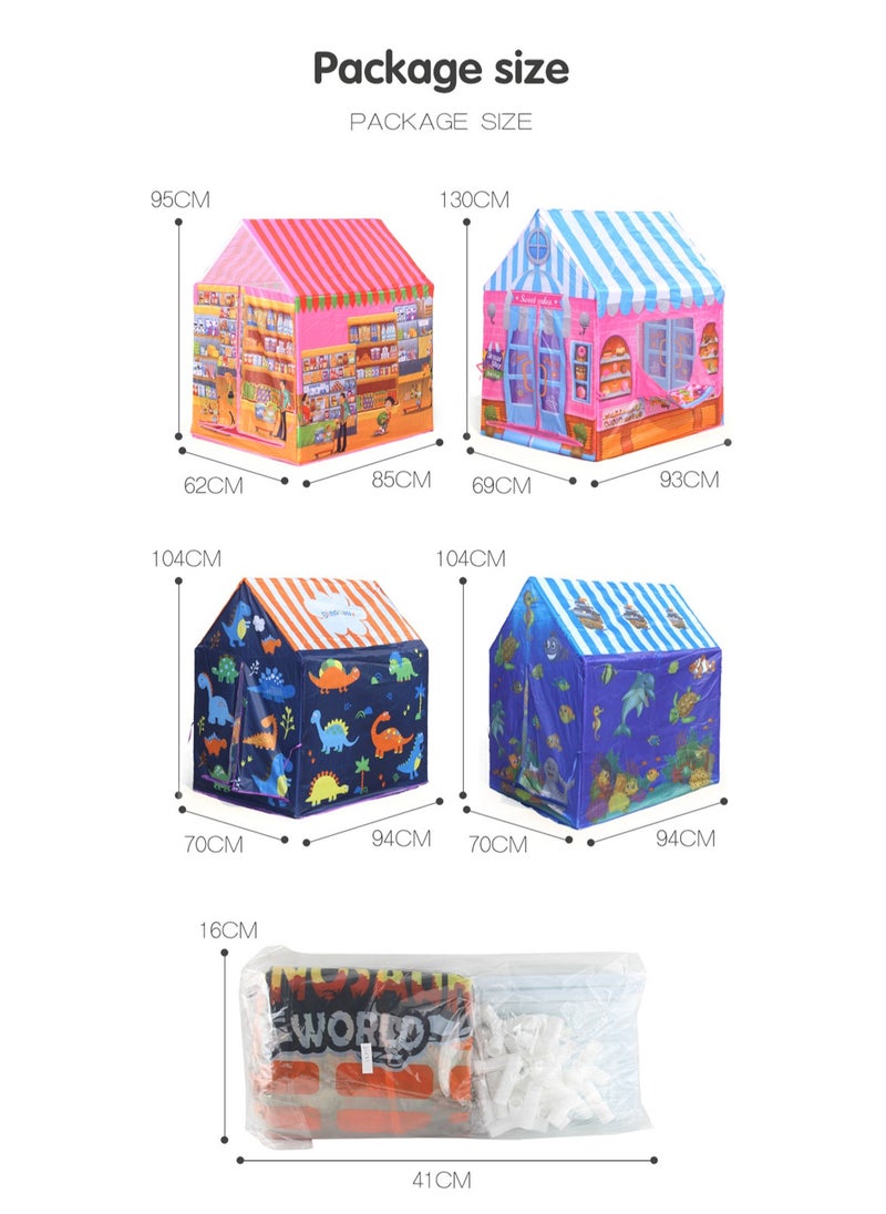 Generic - DIY Children's Tent Scene Simulation Experience Theme Tent (Dinosaur) - Image 1