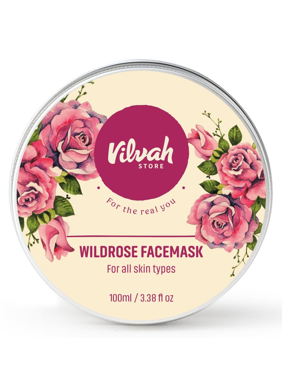 Wild Rose Face Mask | For All Skin Types | For Men & Women | 100Gm 