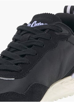 Lee Cooper Women's Panelled Sneakers with Lace-Up Closure  - Image 4