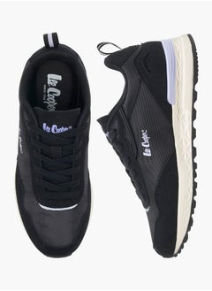 Lee Cooper Women's Panelled Sneakers with Lace-Up Closure  - Image 2