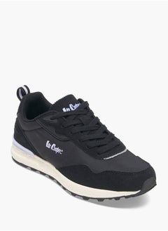 Lee Cooper Women's Panelled Sneakers with Lace-Up Closure  - Image 3