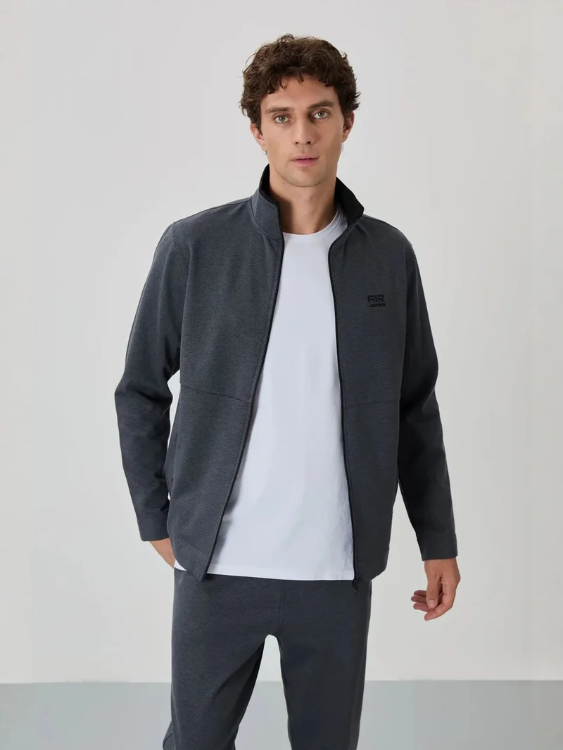 Tommylife TOMMY Men's Zip-collar Sweatshirt And Pants Set