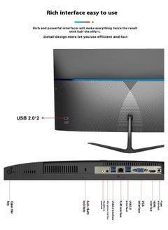 Kaulle Desktop Computer All In One Pc 23.8 Inch All In One Desktop,Intel Core I5 3320M Processor,8 GB Ram,256 GB Ssd,Bluetooth 4.2 And Windows 10 All In One Desktop Computer With Keyboard And Mouse Black A238H  - Image 3