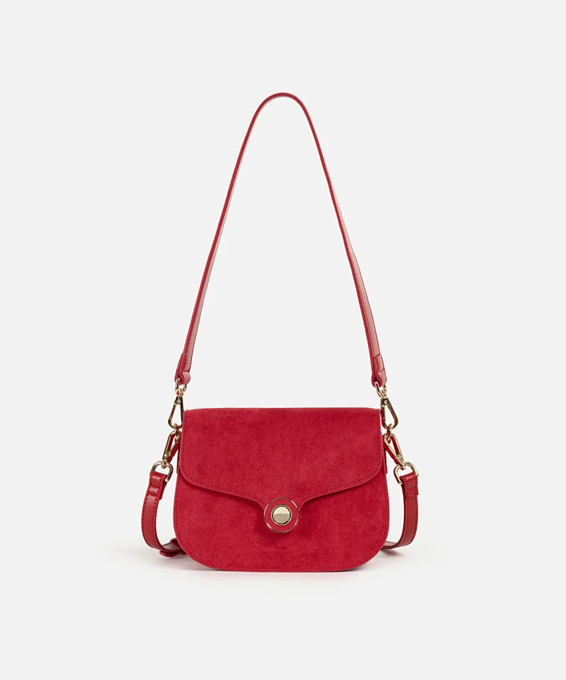 ابيكول Suede-Effect Flap Bag