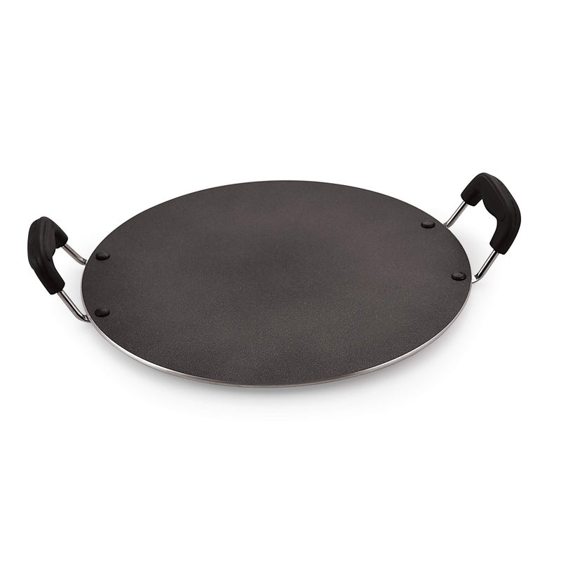 Anjali Diamond Non Stick Classic Induction Multi Tawa Deluxe No.12, Black - Image 4