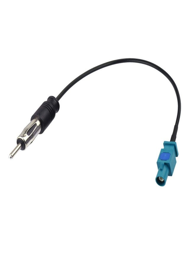 Bingfu Universal Vehicle Car Stereo FM AM Radio Antenna Adapter Cable Fakra Z Male to DIN Plug Connector Cable 15cm 6 inch for Car Stereo Audio HD Radio Head Unit CD Media Player Receiver - Image 1