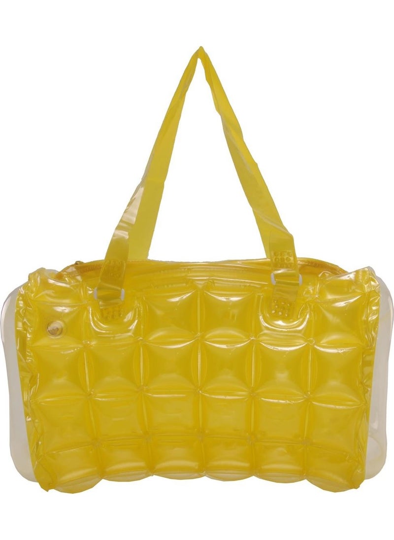 Louisiana Polo Women's Beach Bag Yellow Inflatable Shoulder Bag BR04  - Image 2