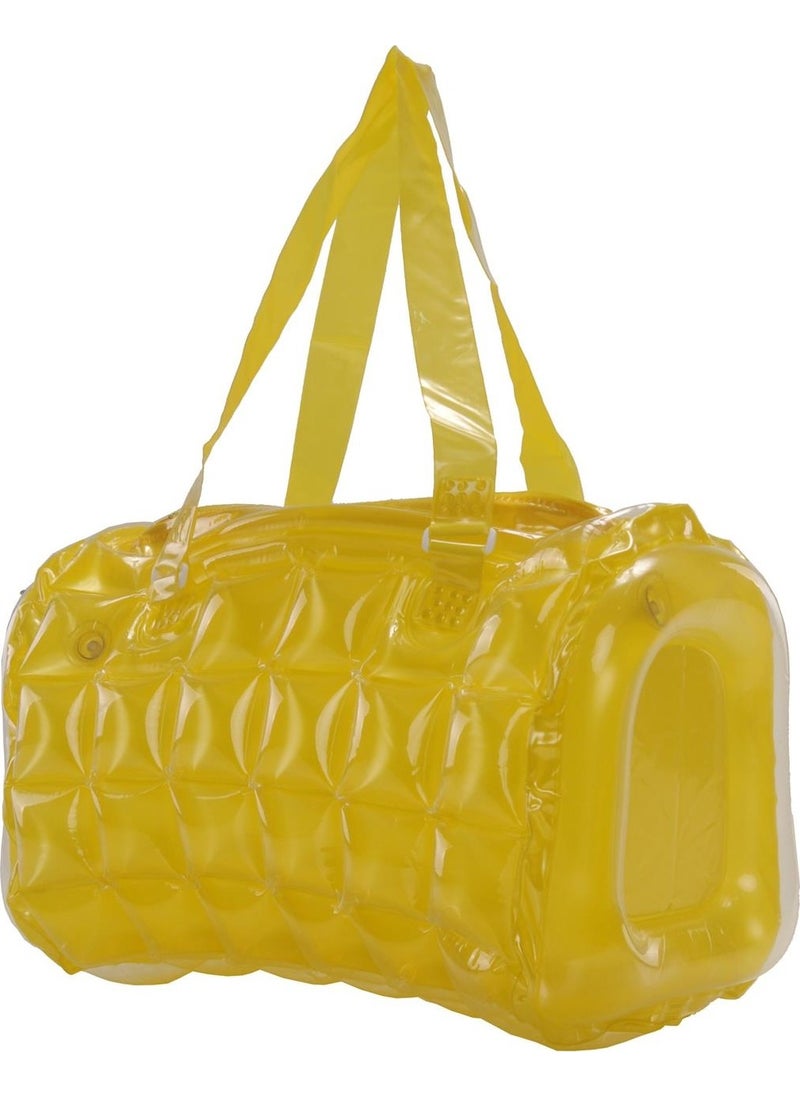 Louisiana Polo Women's Beach Bag Yellow Inflatable Shoulder Bag BR04  - Image 3