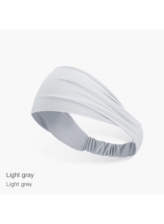 ريكسشي عصابة رأس رياضية للرجال، عريضة لامتصاص العرق للصيف والهواء الطلق وكرة السلة والجري واللياقة البدنية، لفافة رأس عريضة، ربطة شعر - Image 1