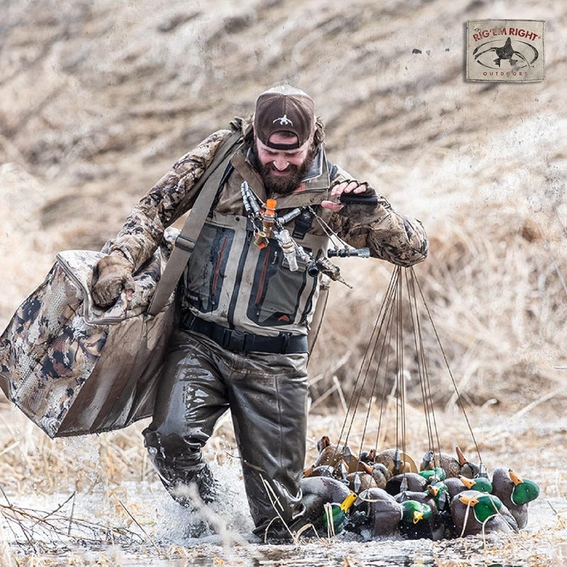 Rig Em Right Rig'Em Right Waterfowl Pre-Rigged Xtreme Coated Tangle Free Cable Decoy Anchors for Duck Hunting - Image 5