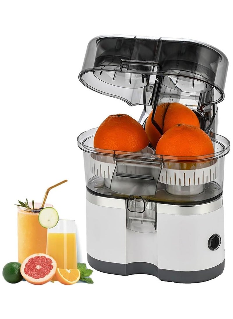DubaiGallery Hands Free Dual-Head Electric Citrus Juicer, Portable Orange & Lemon Squeezer with USB, Easy to Clean & Use  - Image 1