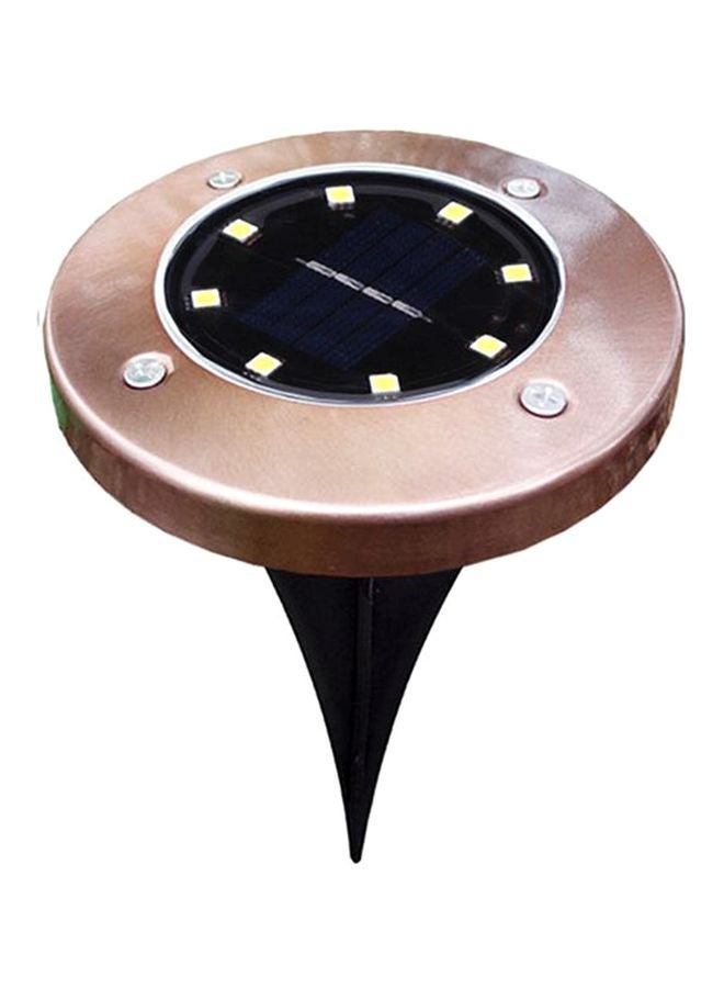 NIBEMINENT 4-Piece LED Solar Under Ground Lawn Lamp Brown - Image 2