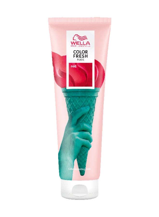 Wella Professionals Color Fresh Mask Shade Red Hair Color 150Ml - Image 1