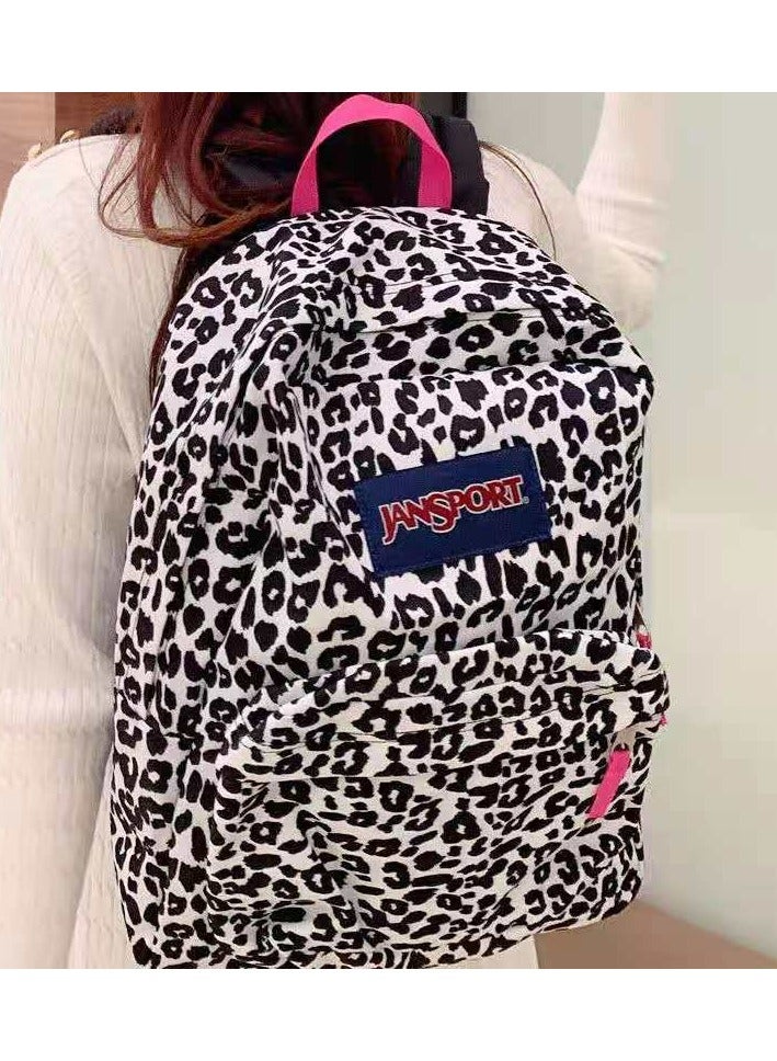جان سبورت جانسبورت سوبر بريك Classic Casual Backpack Leopard Print