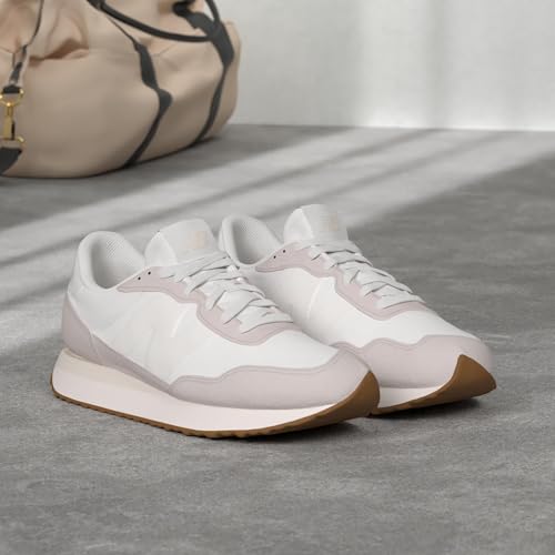 New Balance Women's 237 V1 Classic Sneaker, Nimbus Cloud/White/Moonbeam, 8 - Image 2