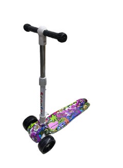 Generic Kids 3 Levels of Hand Scooter with Light Wheels 